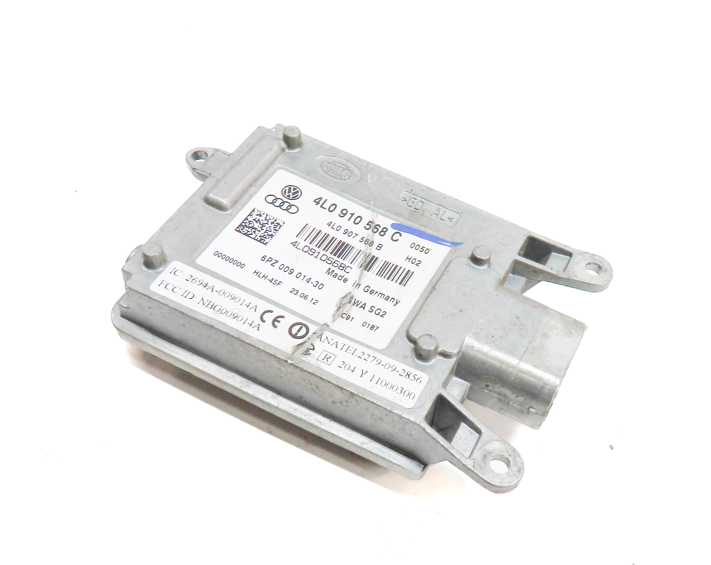 2013-2017 AUDI Q7 (4L 4M) REAR LEFT DRIVER LANE CHANGE BLIND SPOT MODULE (SLAVE) — exact item pictured